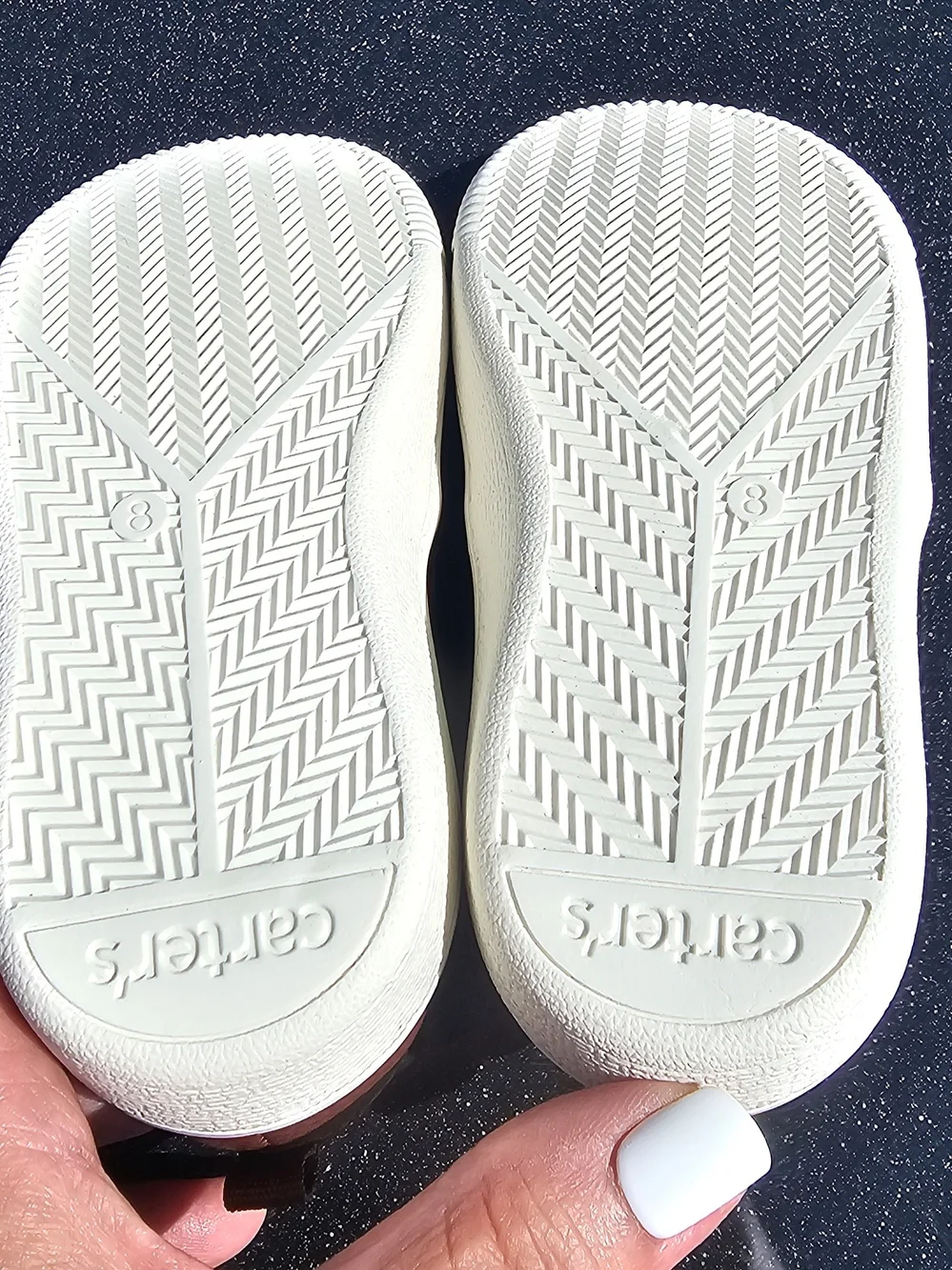 Carter's Tan Slip-On Kids Dress Shoes with White Sole